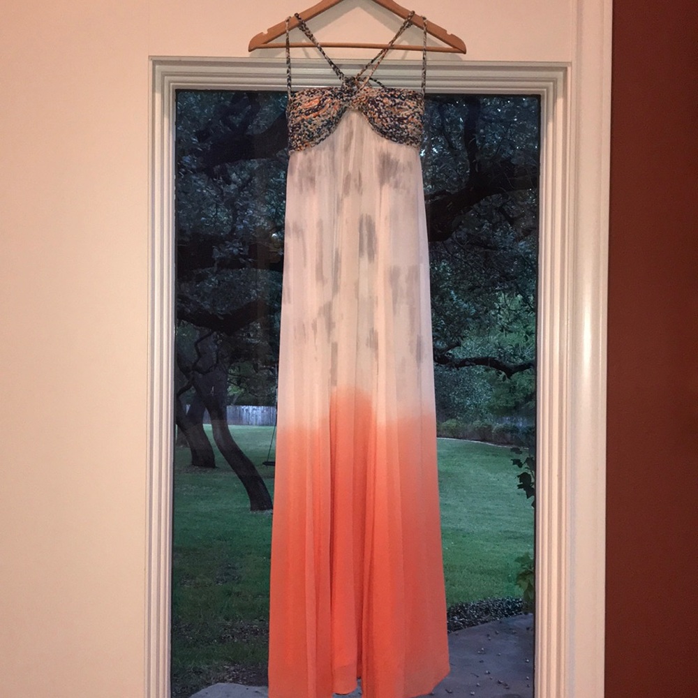 Free People/Neiman Marcus Tie Die Dip Maxi- Sz 4